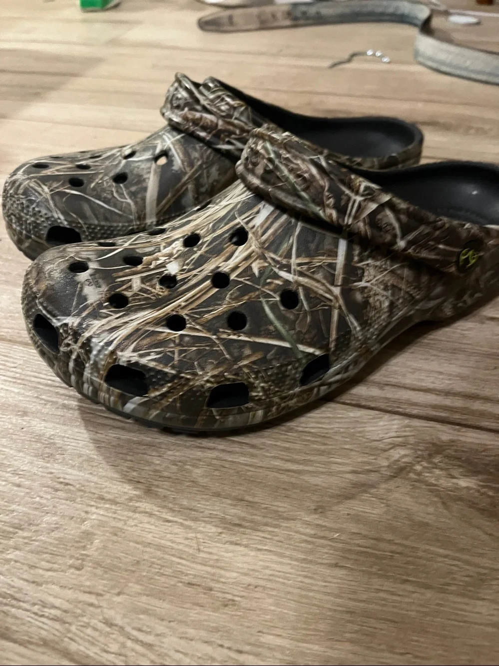 Camo crocs
